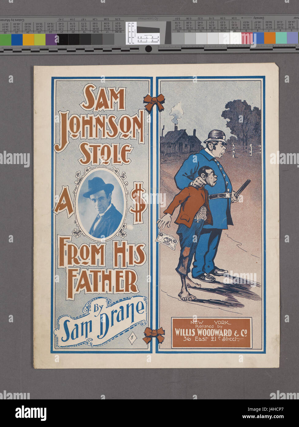 Sam Johnson stahlen einen Dollar von seinem Vater (NYPL Hades 1933364 1997407) Stockfoto