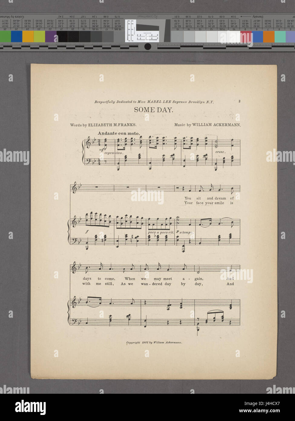 Das Kunstwerk mit dem Titel „Some Day“ ist ein faszinierendes Stück in der New York Public Library (NYPL), das Themen wie Vorausschau und Schicksal erforscht. Das Werk zeichnet sich durch seine detaillierte Darstellung und emotionale Tiefe aus. Stockfoto