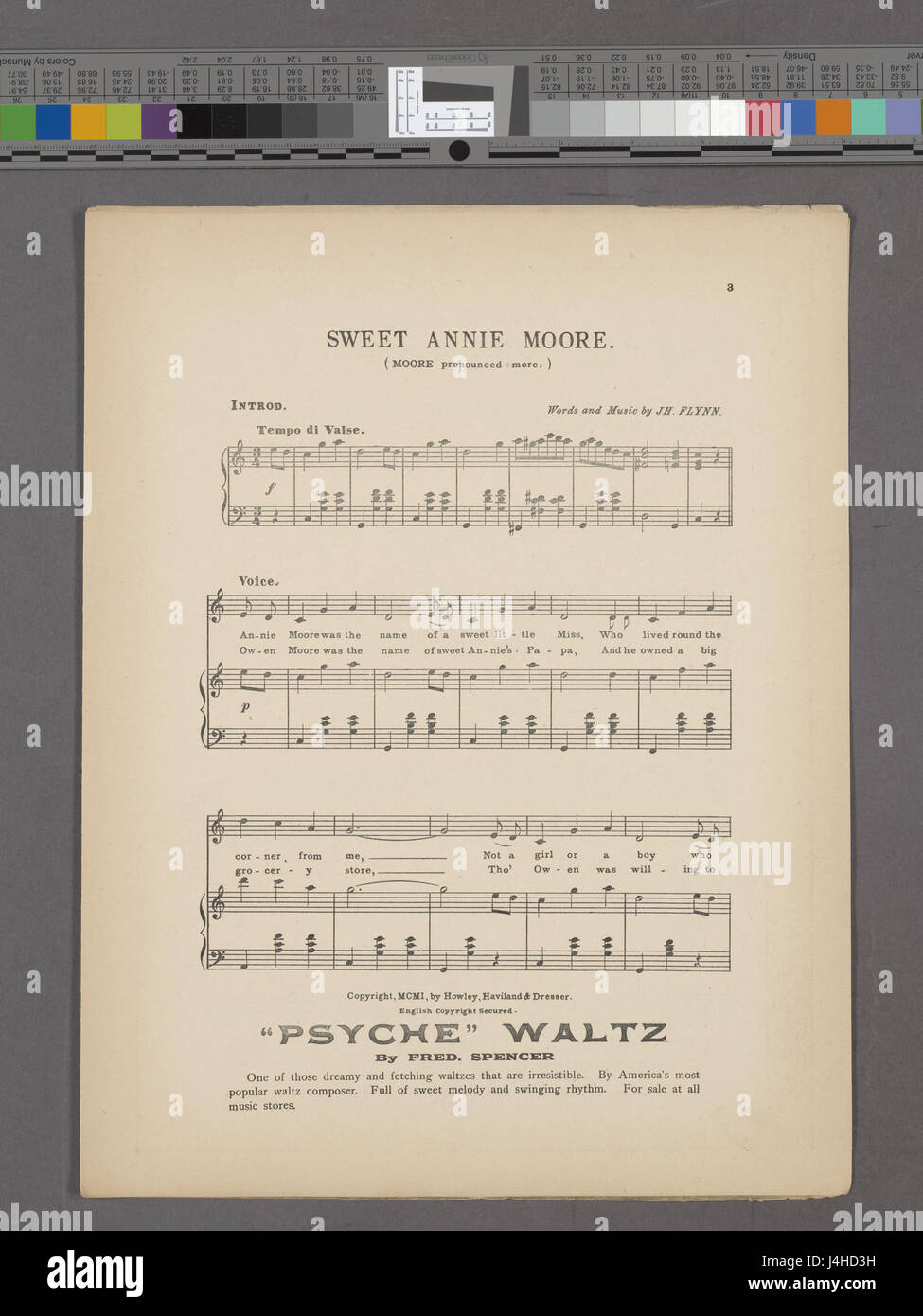 Süße Annie Moore (NYPL Hades 1937561 2003239) Stockfoto