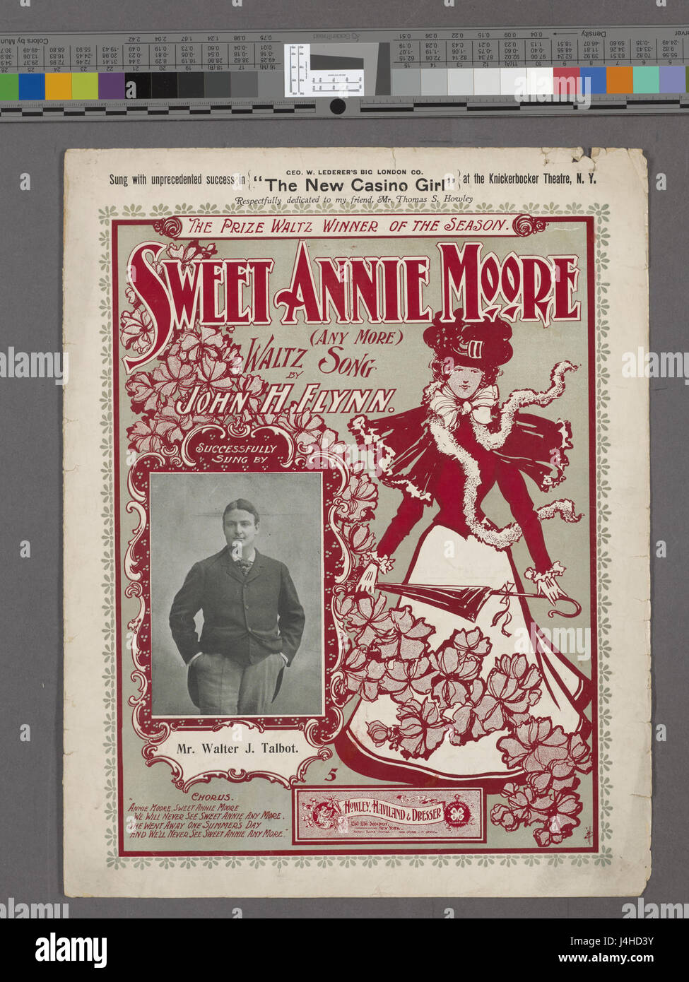 Sweet Annie Moore ist eine historische Figur, die 1892 als erster Einwanderer auf Ellis Island berühmt wurde. Sie repräsentiert die frühen Einwanderungswellen in die Vereinigten Staaten während des späten 19. Jahrhunderts. Stockfoto