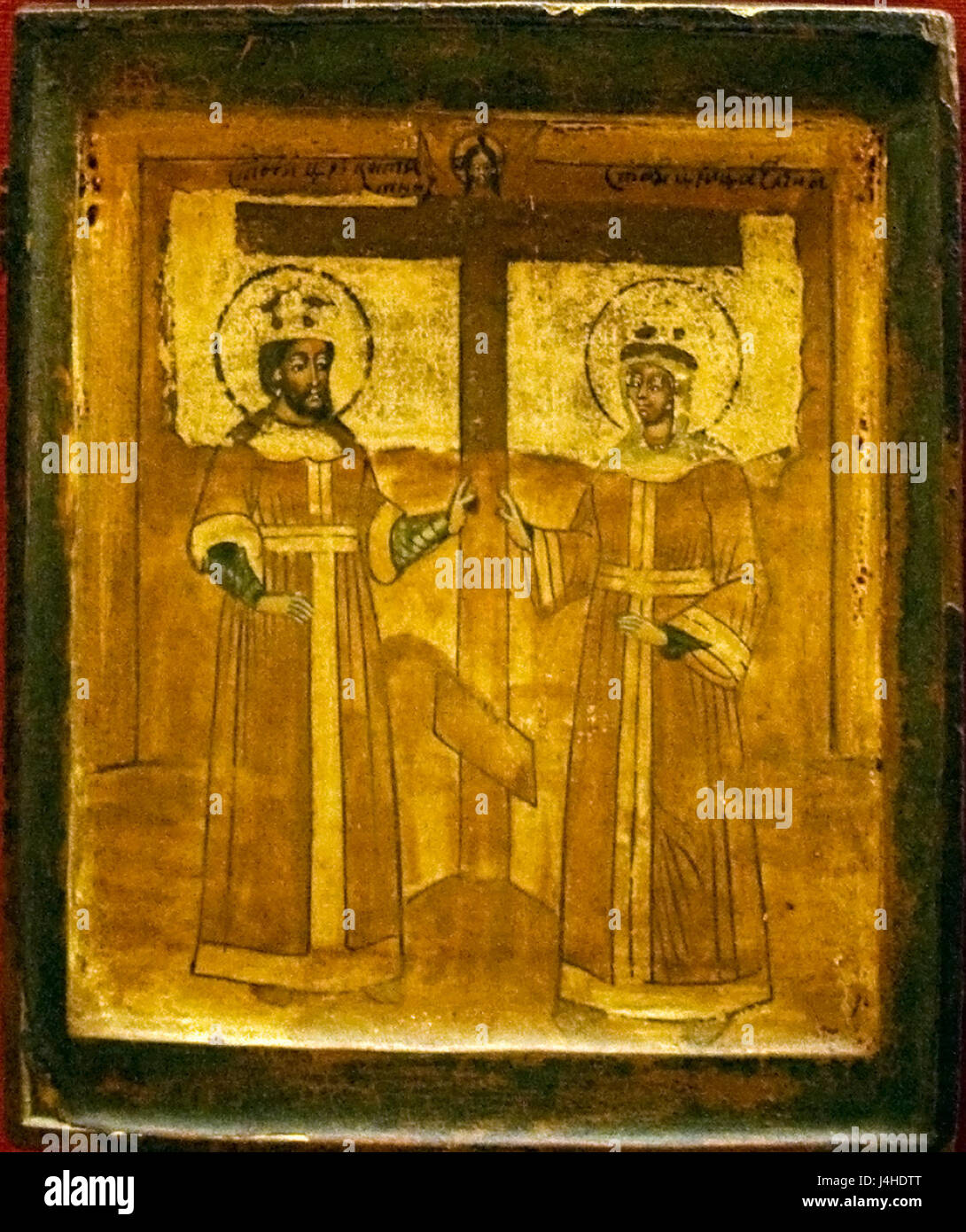 Heiligen Konstantin und Helena anderen Apostel Stockfoto