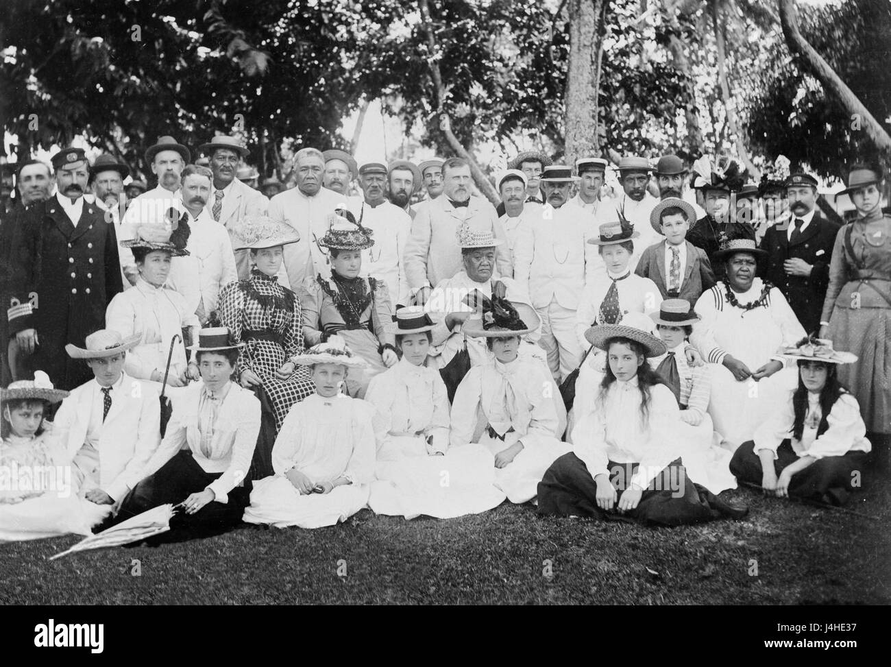 Lizenzgebühren im Schlosspark, Rarotonga Stockfoto