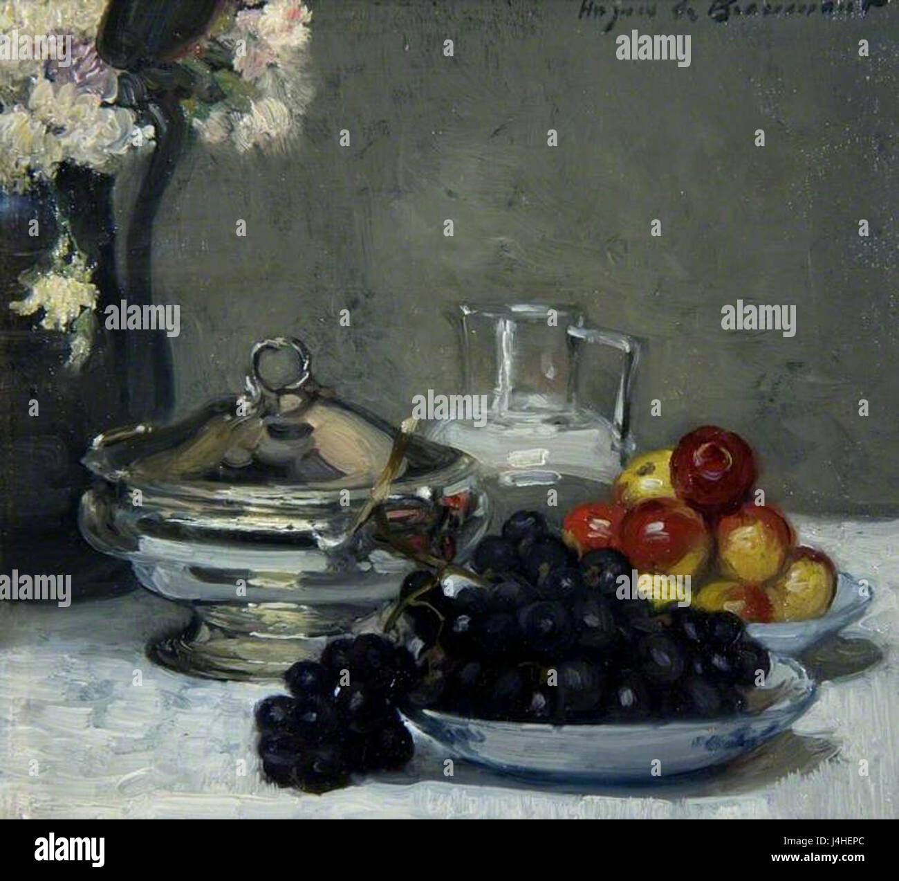 Stillleben mit Früchten Stockfoto