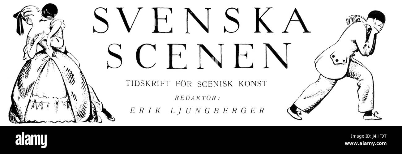 Svenska Scenen logotyp Stockfoto