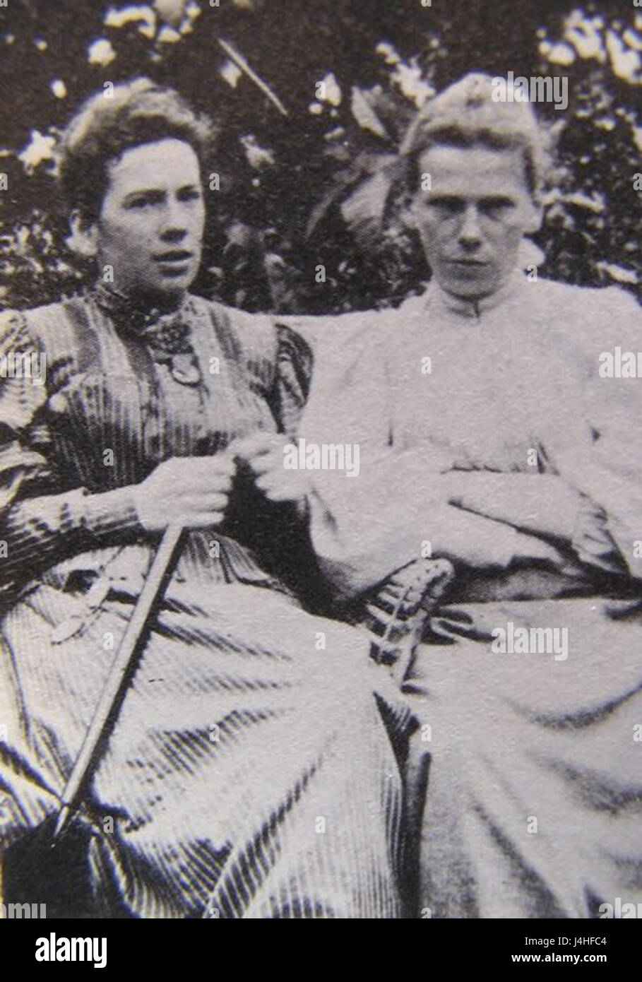 Tatjana und Maria, die Töchter von Leo Tolstoy Stockfoto