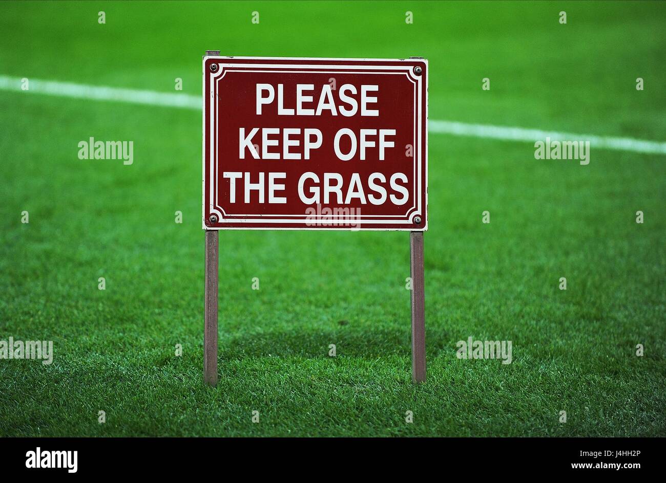 Ein Schild an der WEMBLEY Tonhöhe ENGLAND V Slowenien WEMBLEY Stadion LONDON ENGLAND 15. November 2014 Stockfoto