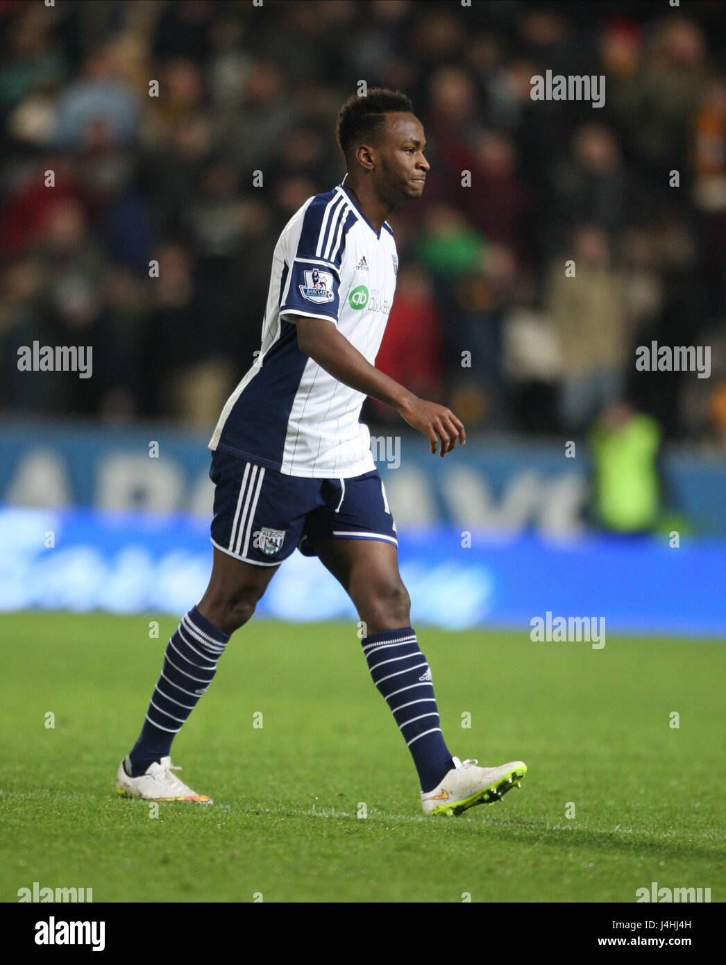 KEINE Tore wieder für SAIDO BERAH HULL CITY V WEST BROMWICH ALBI KC STADIUM HULL ENGLAND 6. Dezember 2014 Stockfoto