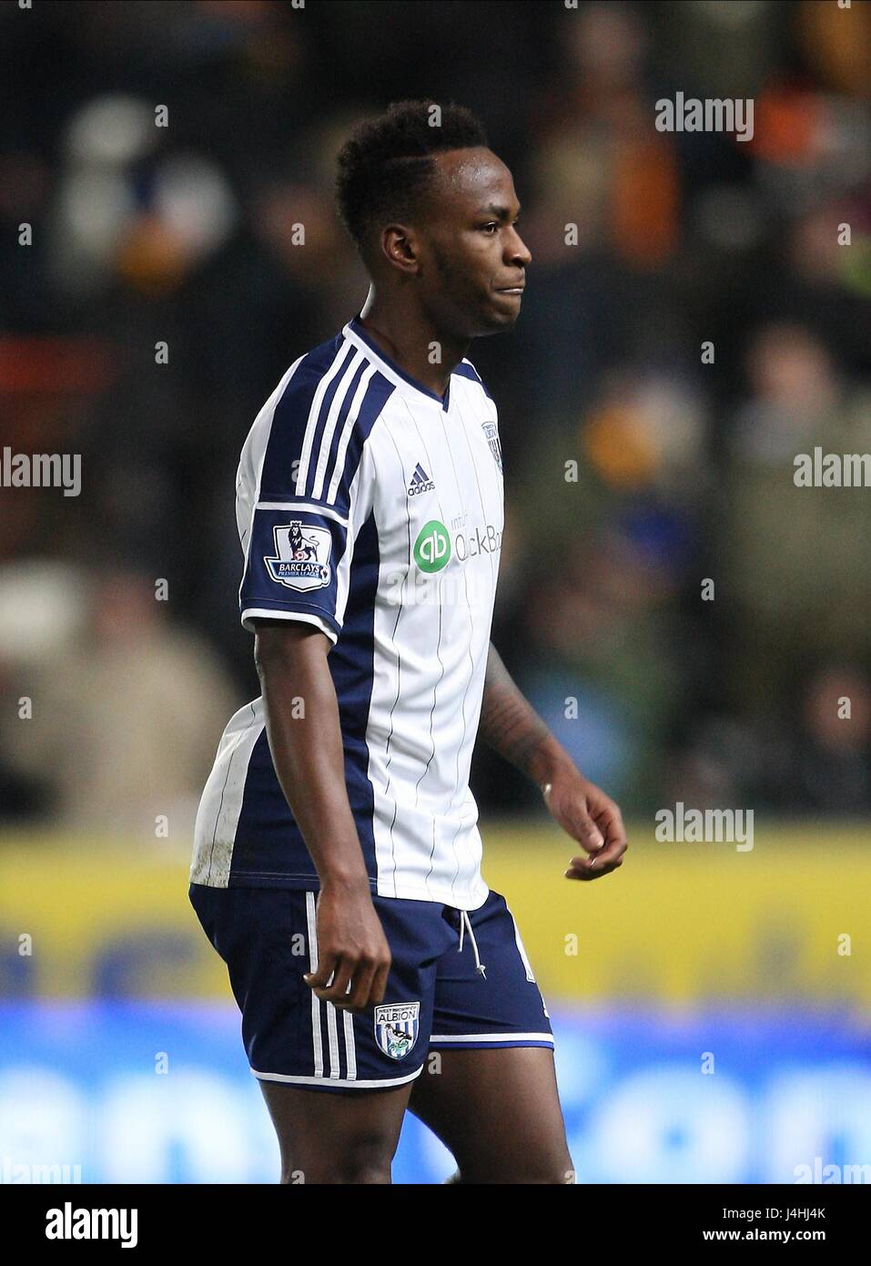 KEINE Tore wieder für SAIDO BERAH HULL CITY V WEST BROMWICH ALBI KC STADIUM HULL ENGLAND 6. Dezember 2014 Stockfoto