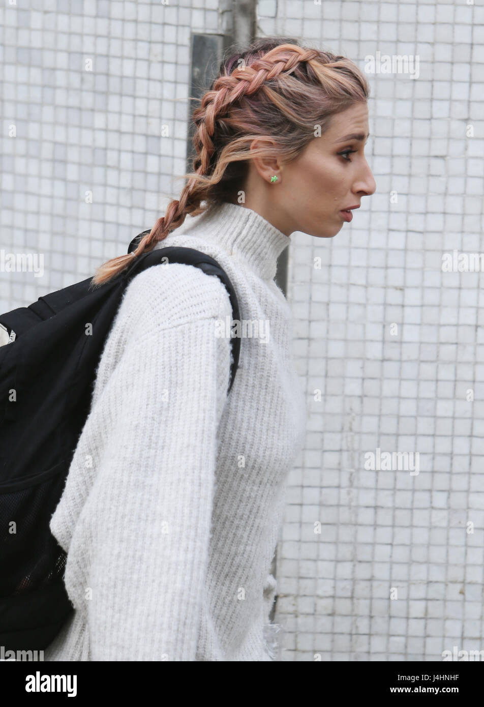 Stacey Solomon außerhalb ITV Studios mit: Stacey Solomon wo: London, Vereinigtes Königreich bei: Kredit-11. April 2017: Rocky/WENN.com Stockfoto