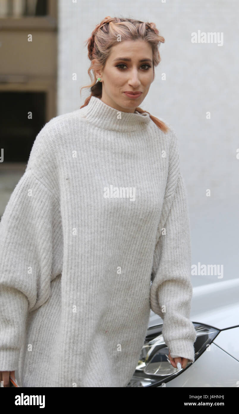 Stacey Solomon außerhalb ITV Studios mit: Stacey Solomon wo: London, Vereinigtes Königreich bei: Kredit-11. April 2017: Rocky/WENN.com Stockfoto
