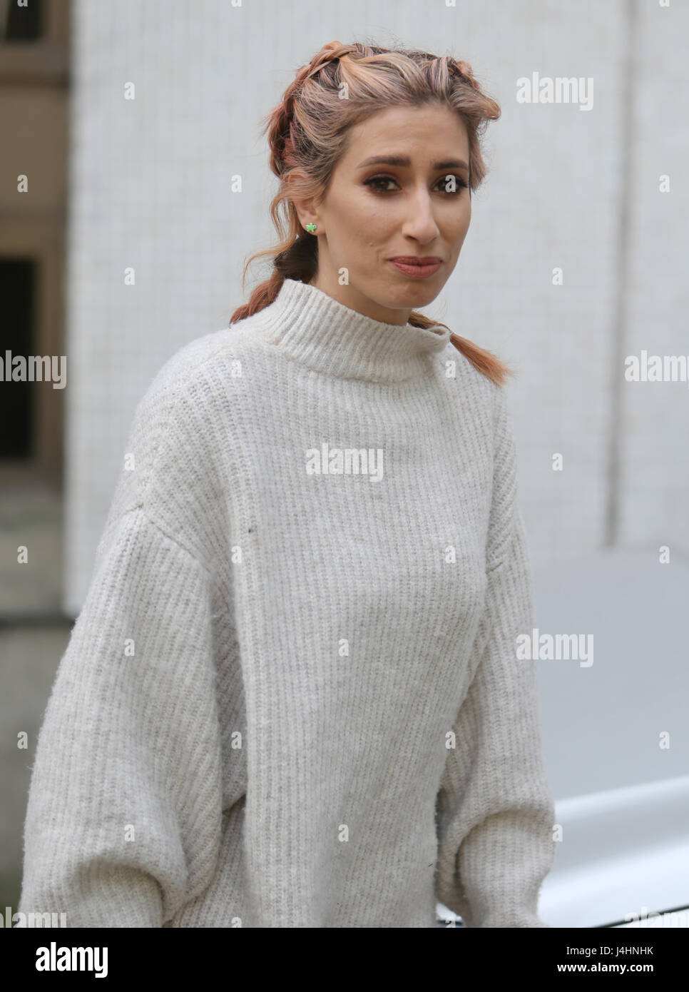 Stacey Solomon außerhalb ITV Studios mit: Stacey Solomon wo: London, Vereinigtes Königreich bei: Kredit-11. April 2017: Rocky/WENN.com Stockfoto
