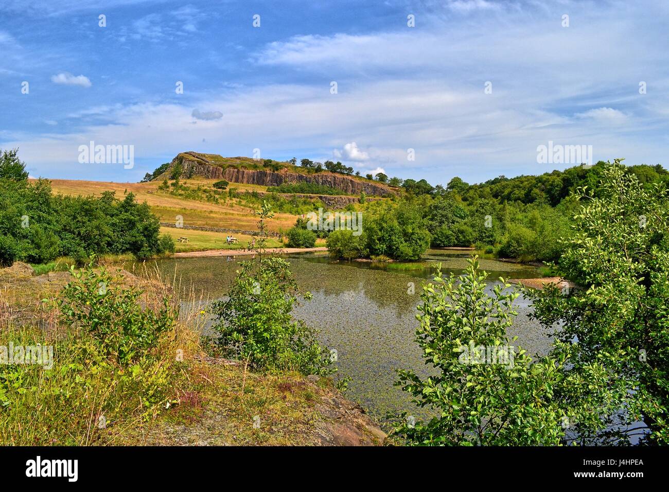 Walltown Quarry, Scottish Borders, Northumberland, England, Großbritannien Stockfoto