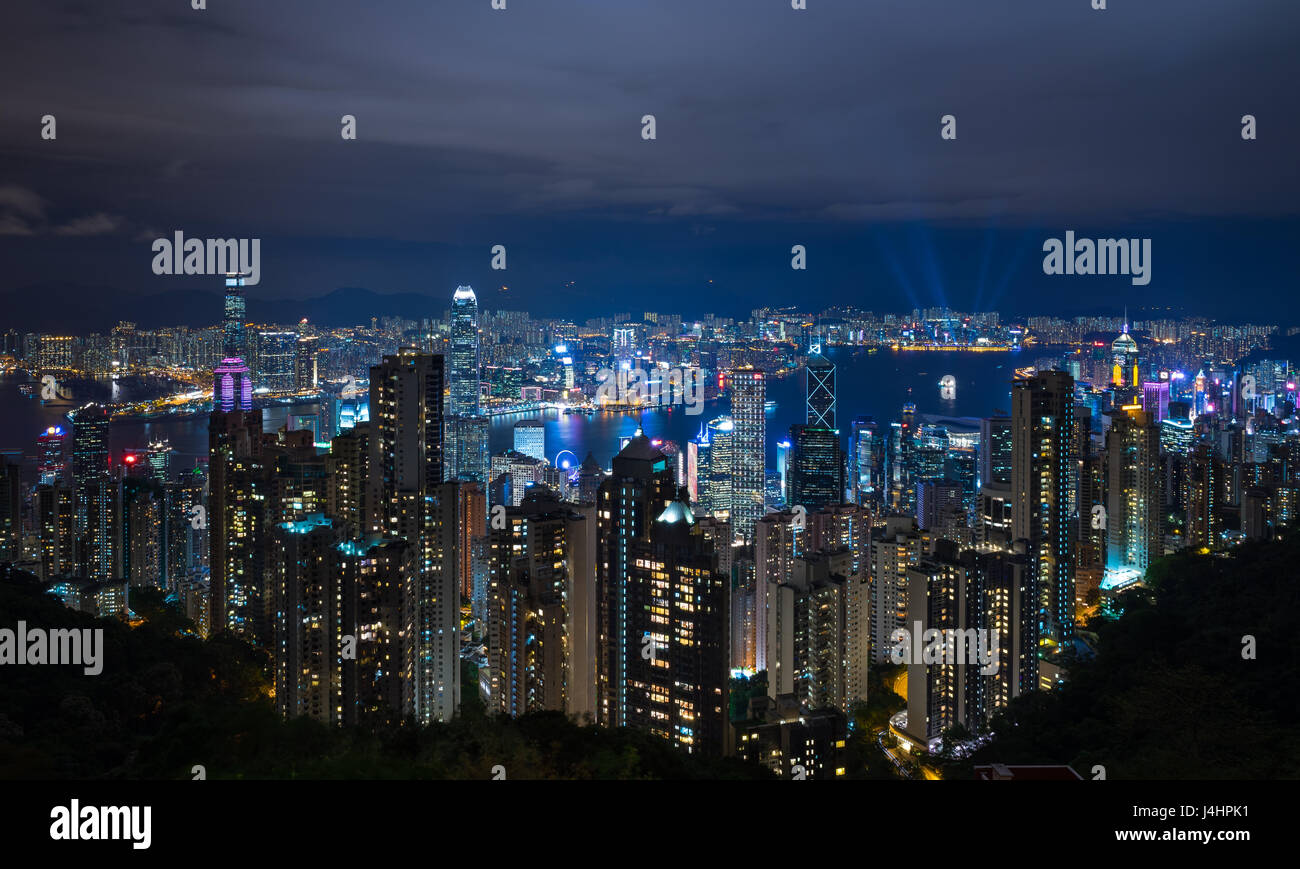 Hong Kong Cityscape Stockfoto