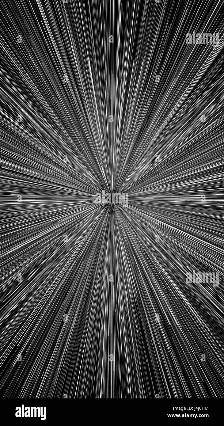 Abstrakte Explosion von Feuerwerkskörpern vor einem dunklen Hintergrund Stockfoto