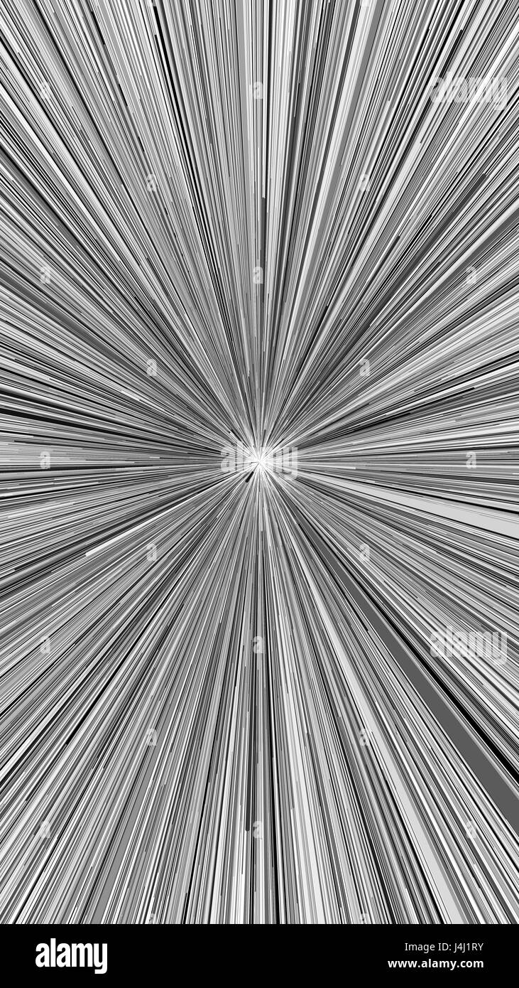 Abstrakte Explosion von Feuerwerkskörpern vor einem dunklen Hintergrund Stockfoto