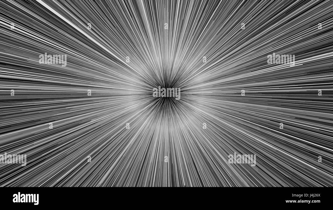 Abstrakte Explosion von Feuerwerkskörpern vor einem dunklen Hintergrund Stockfoto