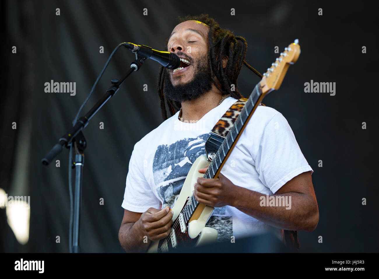 Ziggy Marley führt auf 2017 Beale Street Music Festival in Tom Lee Park in Memphis, Tennessee am 7. Mai 2017. Stockfoto