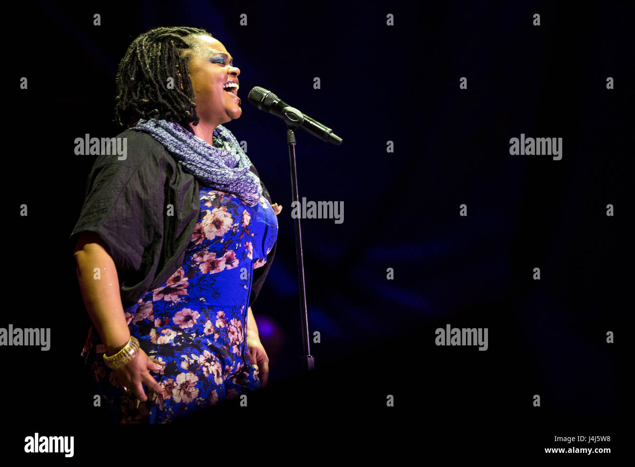 Jill Scott führt auf 2017 Beale Street Music Festival in Tom Lee Park in Memphis, Tennessee am 7. Mai 2017. Stockfoto