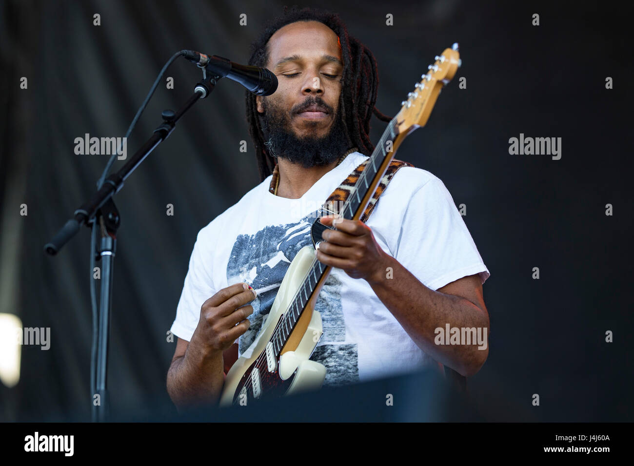 Ziggy Marley führt auf 2017 Beale Street Music Festival in Tom Lee Park in Memphis, Tennessee am 7. Mai 2017. Stockfoto
