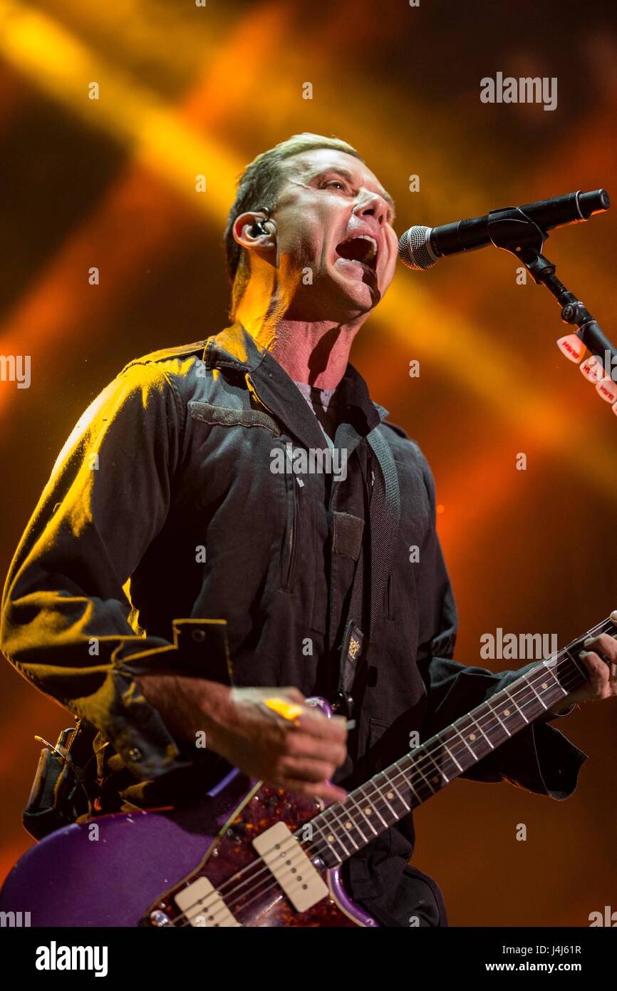 Gavin Rossdale, führt Sänger für Bush auf 2017 Beale Street Music Festival in Tom Lee Park in Memphis, Tennessee am 7. Mai 2017. Stockfoto