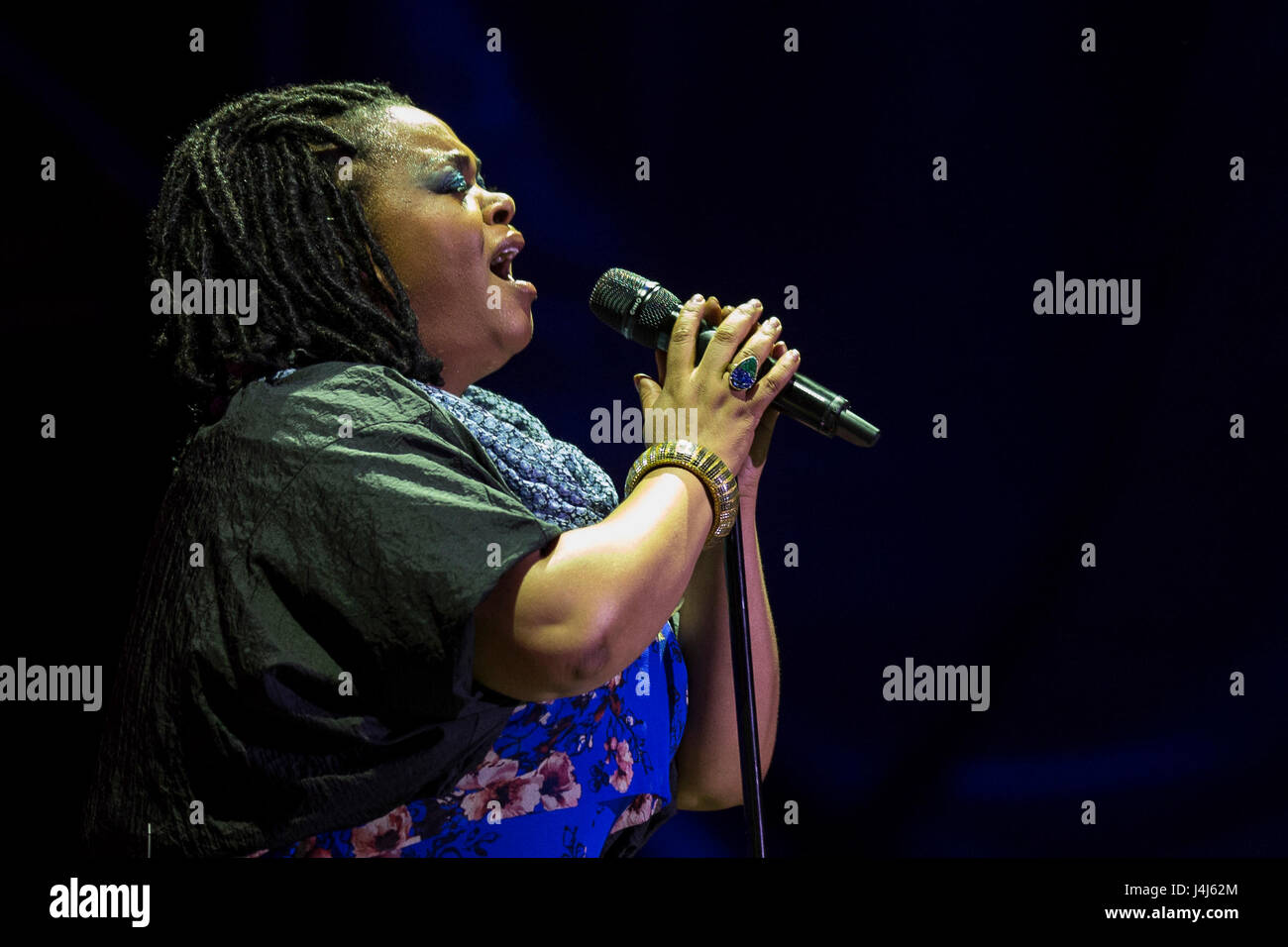 Jill Scott führt auf 2017 Beale Street Music Festival in Tom Lee Park in Memphis, Tennessee am 7. Mai 2017. Stockfoto