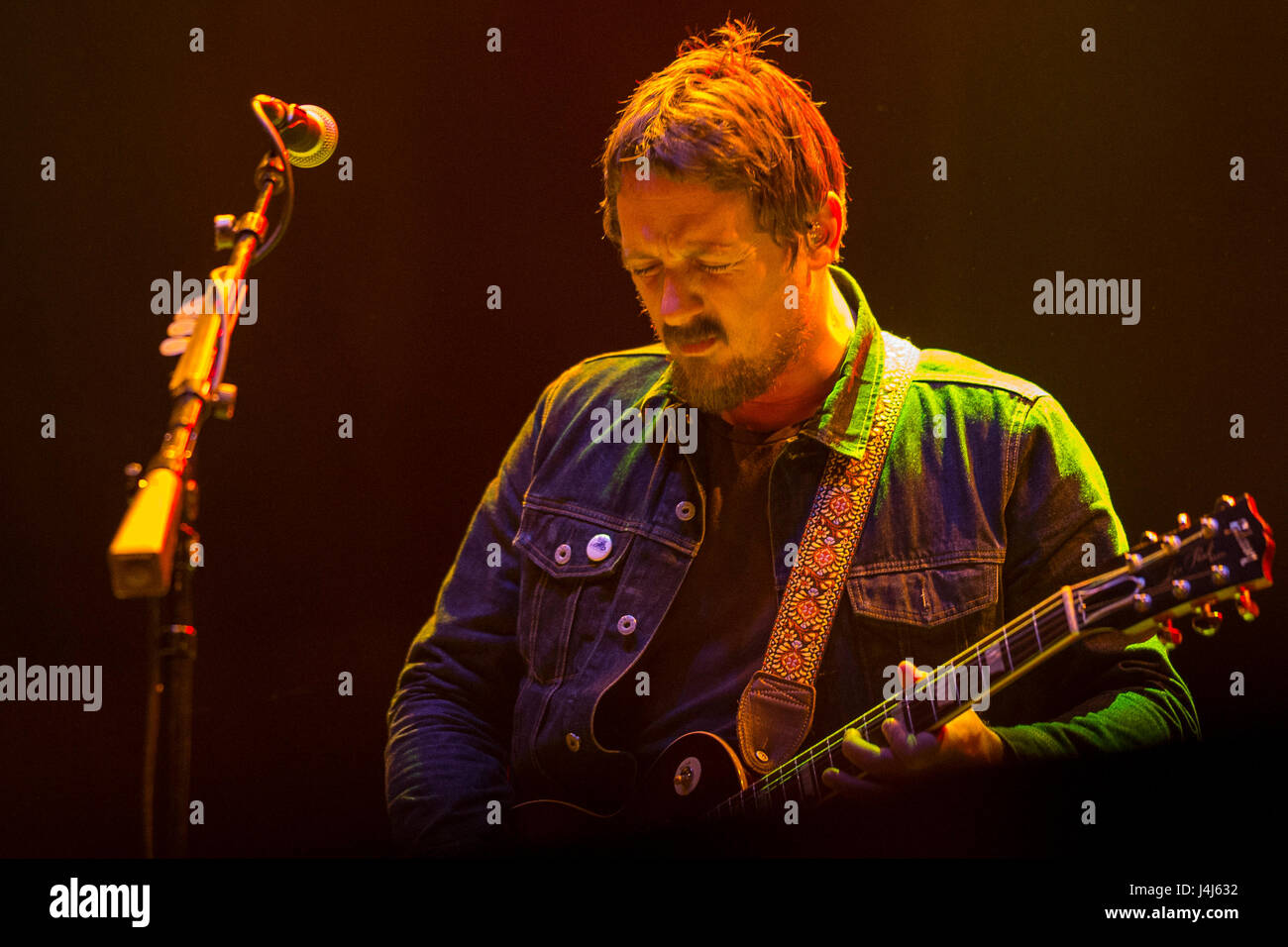 Sturgill Simpson führt auf 2017 Beale Street Music Festival in Tom Lee Park in Memphis, Tennessee am 7. Mai 2017. Stockfoto