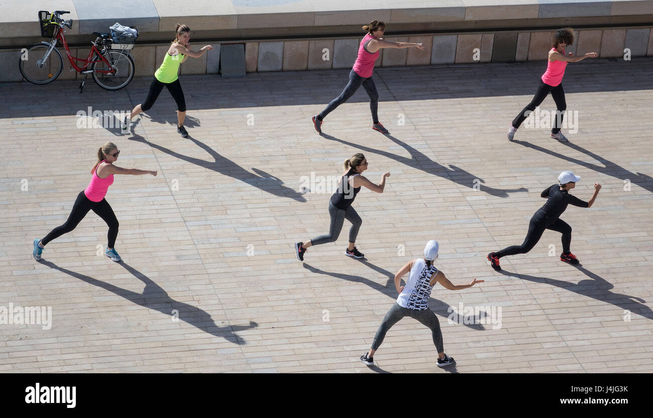 Monaco, Monte Carlo, Fitness-Einheit Stockfoto