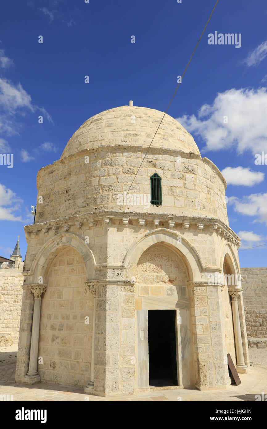 Israel, Jerusalem, die Himmelfahrt-Kapelle auf dem Ölberg Stockfoto