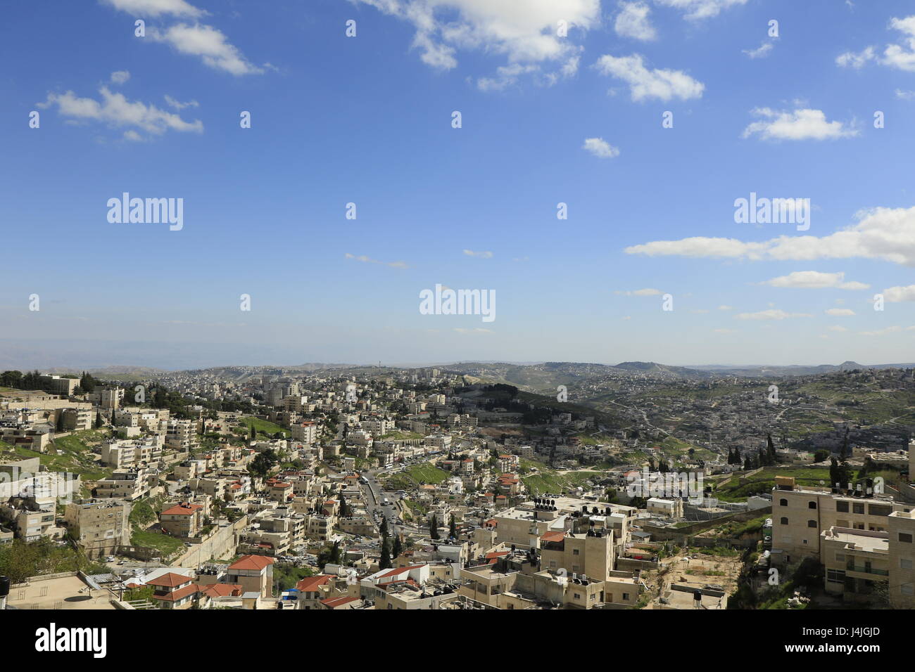 Israel, Jerusalem, eine Ansicht Süd-Ost vom Ölberg Stockfoto