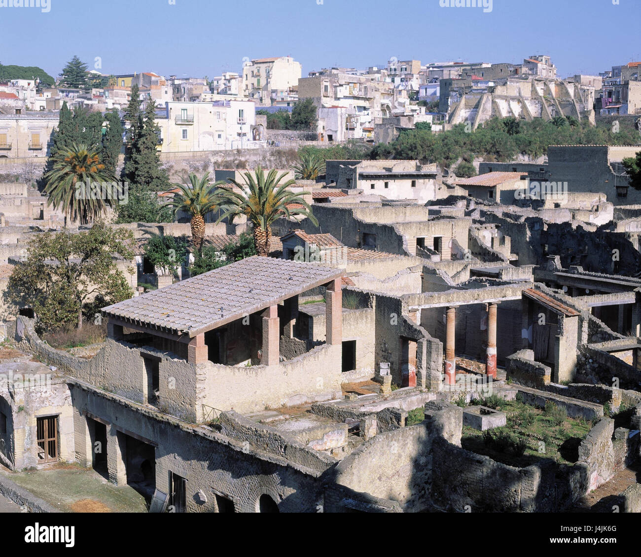 Italien, Kampanien, Herculaneum, Ruine Standort, UNESCO-Erbe Ruine Stadt, Ruinen, Ercolano, Website, Antik Stockfoto