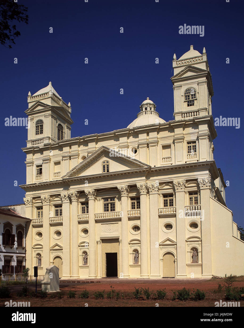 Indien, Goa, Velha Goa, Kirche Stück Cajetan außerhalb, UNESCO-Weltkulturerbe, Alt-Goa, St. Kajetan, Kajetankirche Stockfoto