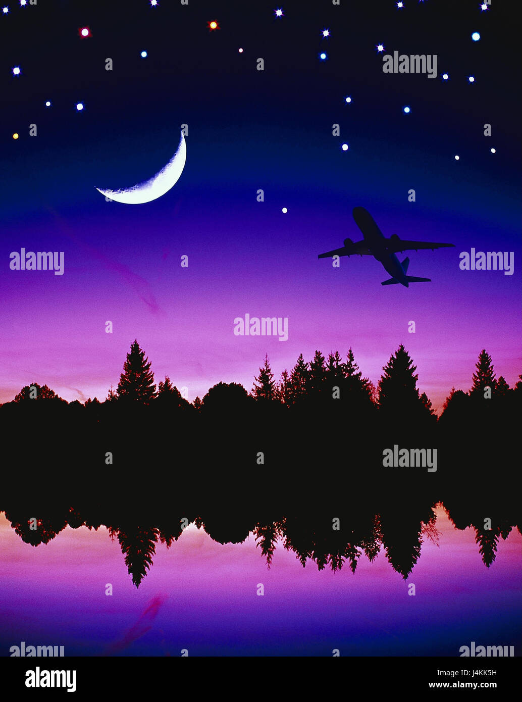 Sterne Und Mond Stockfotos Und Bilder Kaufen Alamy