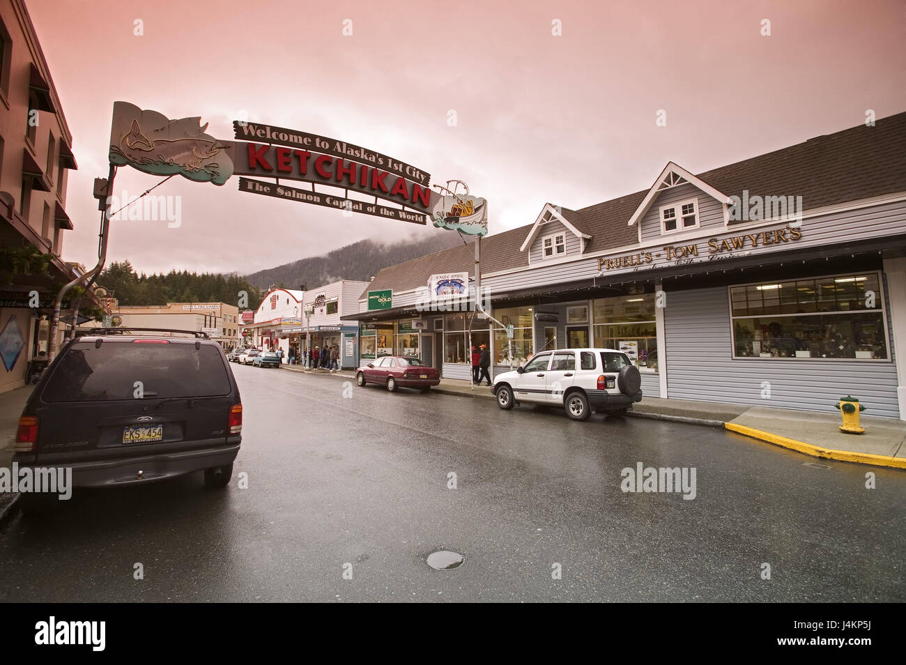 Ketchikan Sign Alaska Stockfotos und bilder Kaufen Alamy