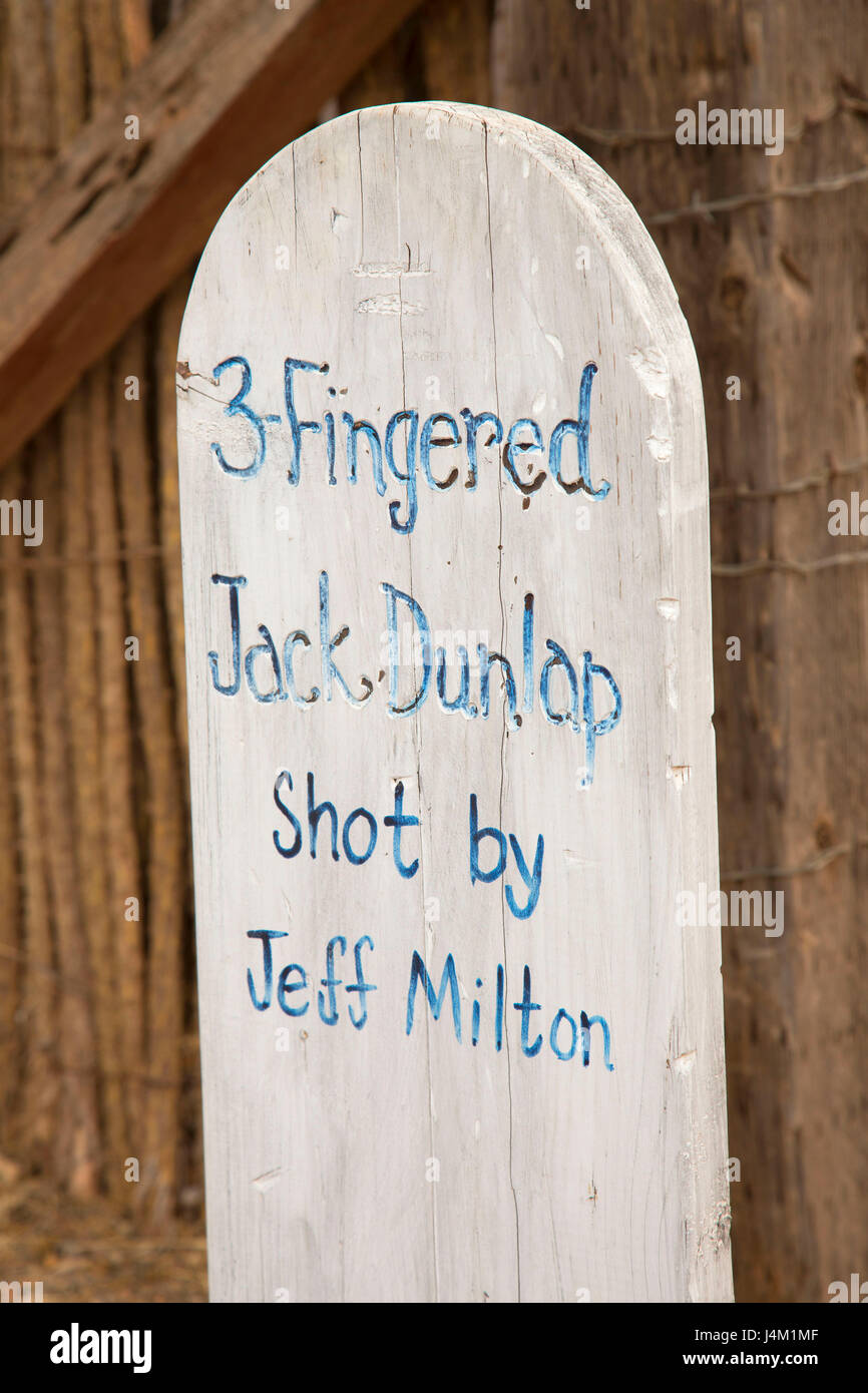 Boot Hill Friedhof, Tombstone, Arizona Stockfoto