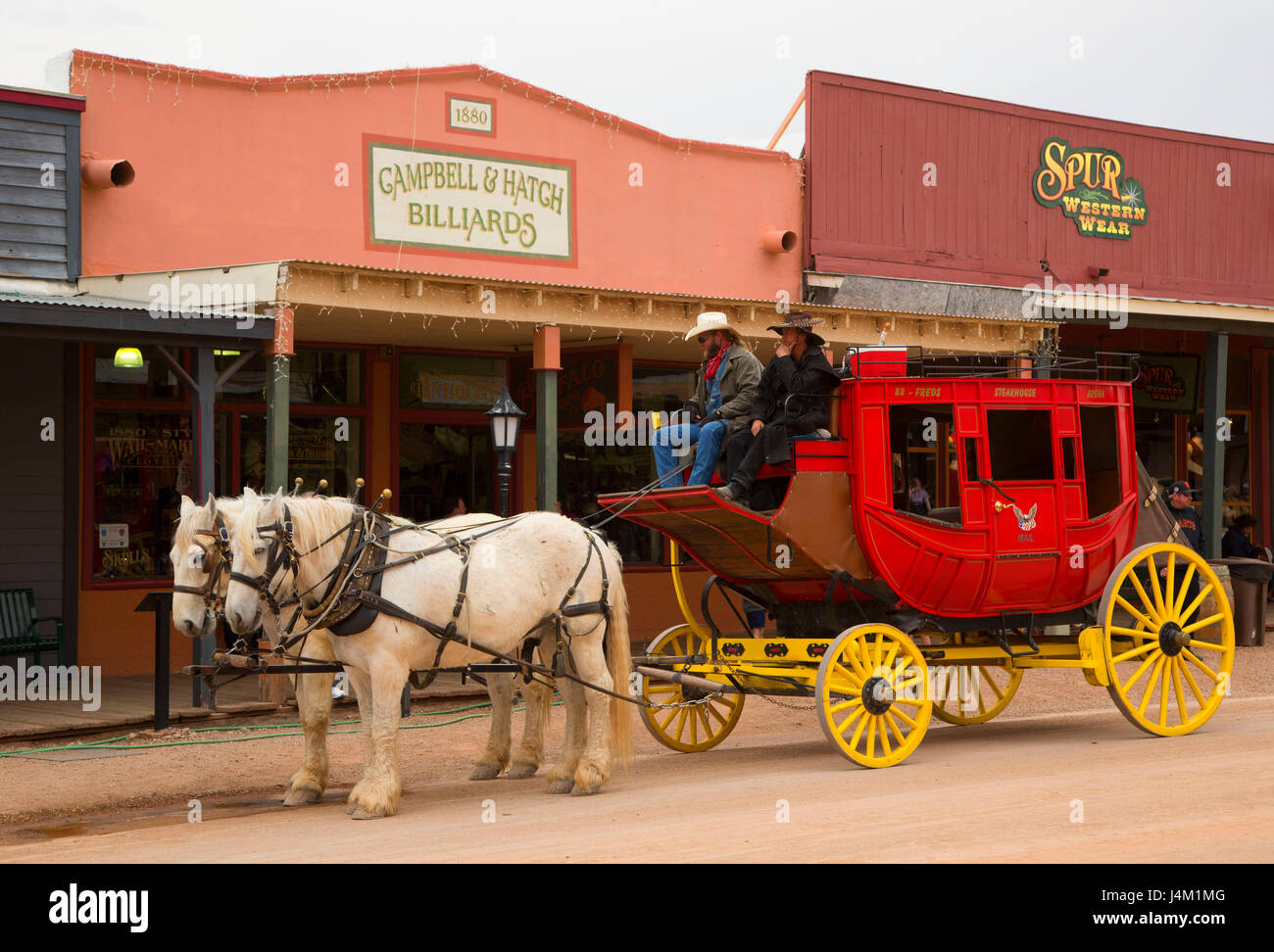 Postkutsche, Tombstone, Arizona Stockfoto