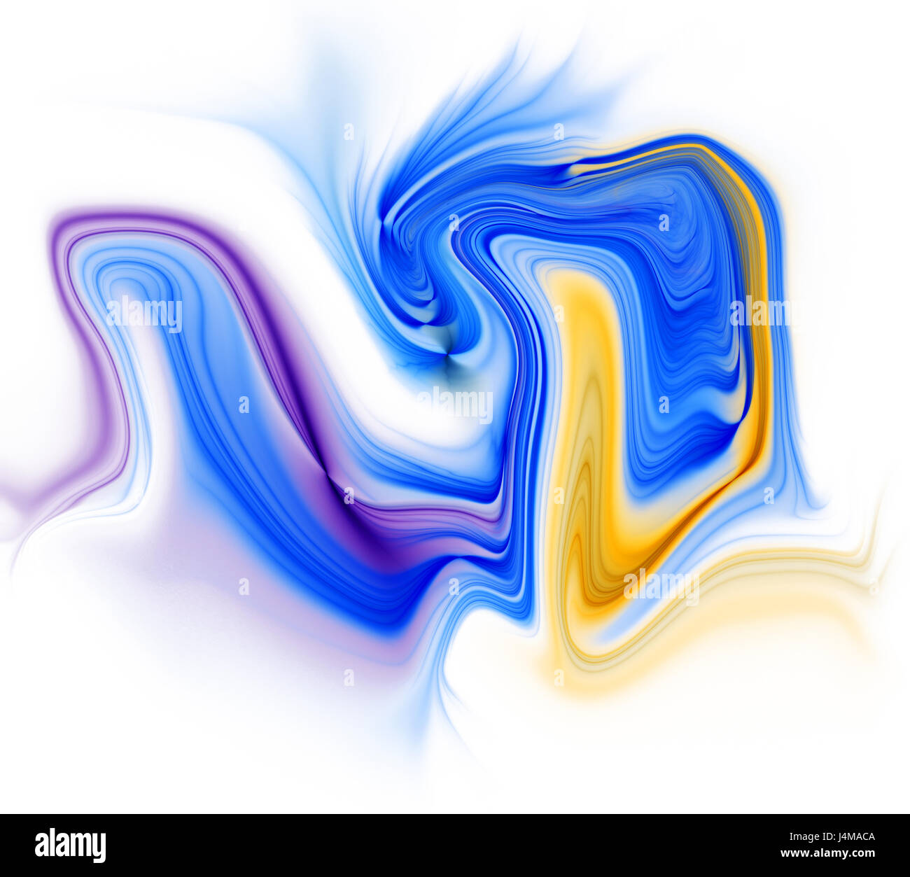 Bunte psychedelische verflüssigte Hintergrund sieht wie Gemälde Stockfoto