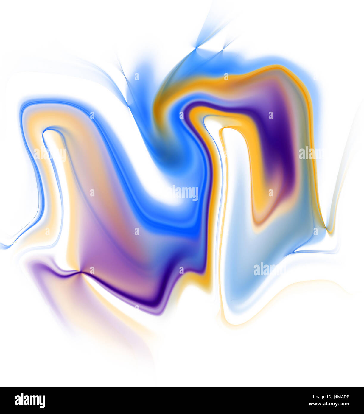 Bunte psychedelische verflüssigte Hintergrund sieht wie Gemälde Stockfoto