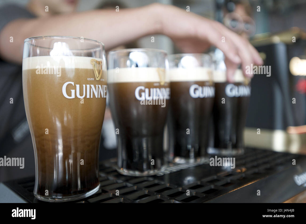 Leinster, Irland Dublin, Guinness Storehouse, Stockfoto