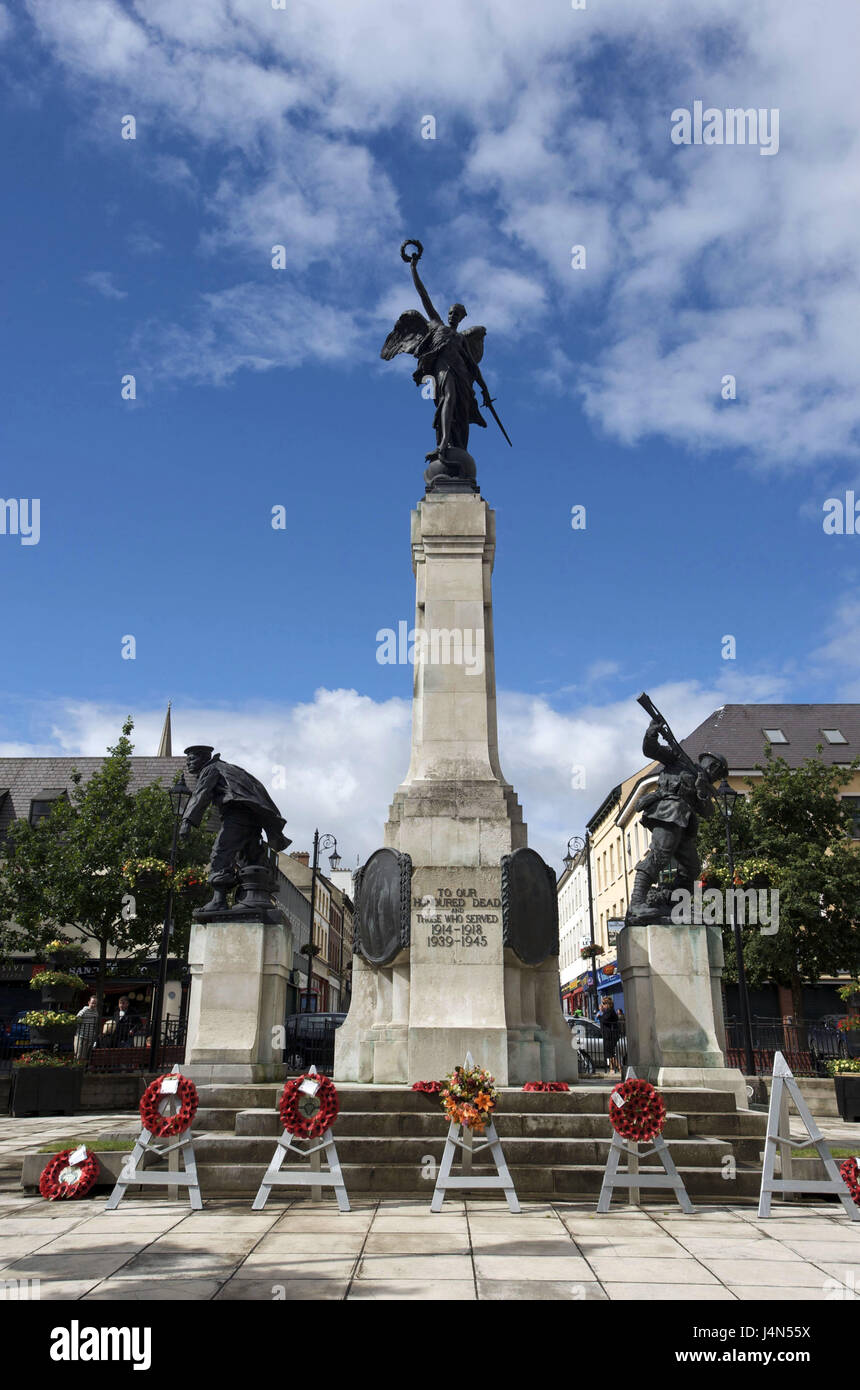 Nordirland, Ulster County Derry, Derry, Dia Mond als Gedenkstätte, Stockfoto