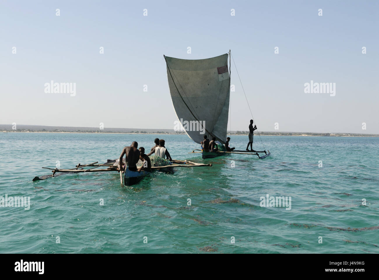 Ausleger, Indischer Ozean, Ifaty, Madagaskar, Stockfoto