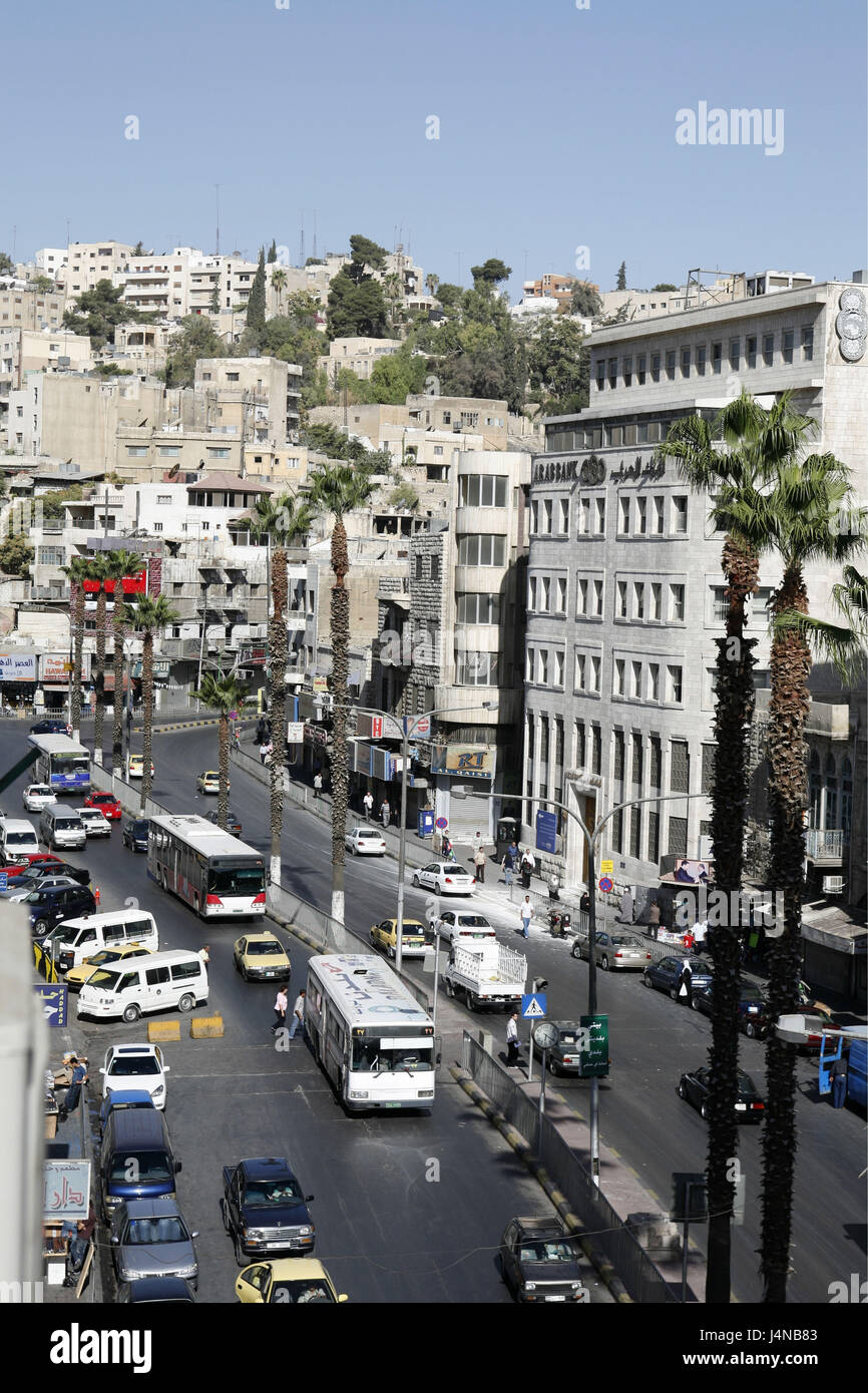 Den Nahen Osten, Jordanien, Amman, Blick auf die Stadt, Stockfoto