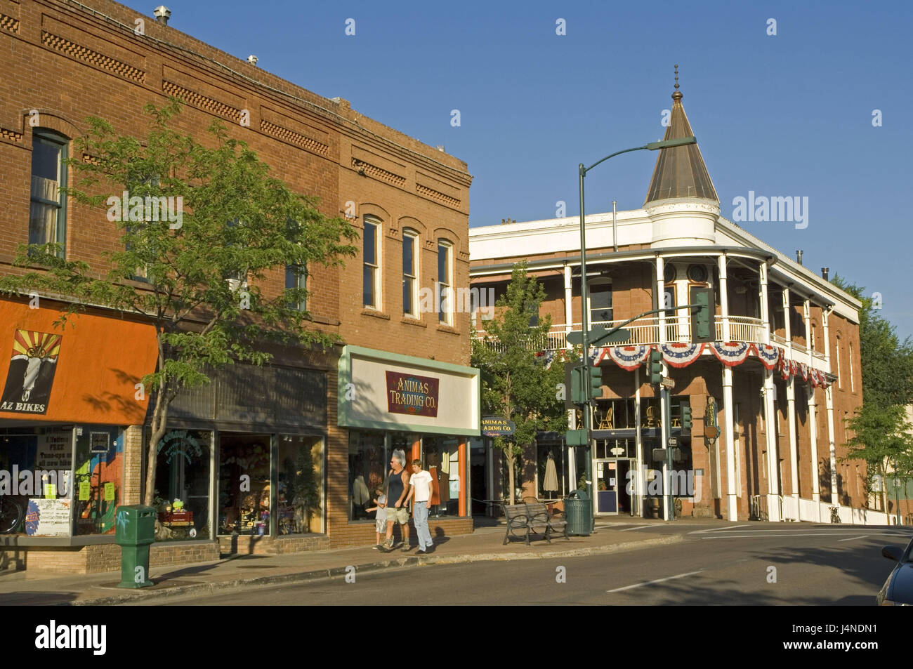 USA, Arizona, Flagstaff, Zentrum der Stadt, Stockfoto