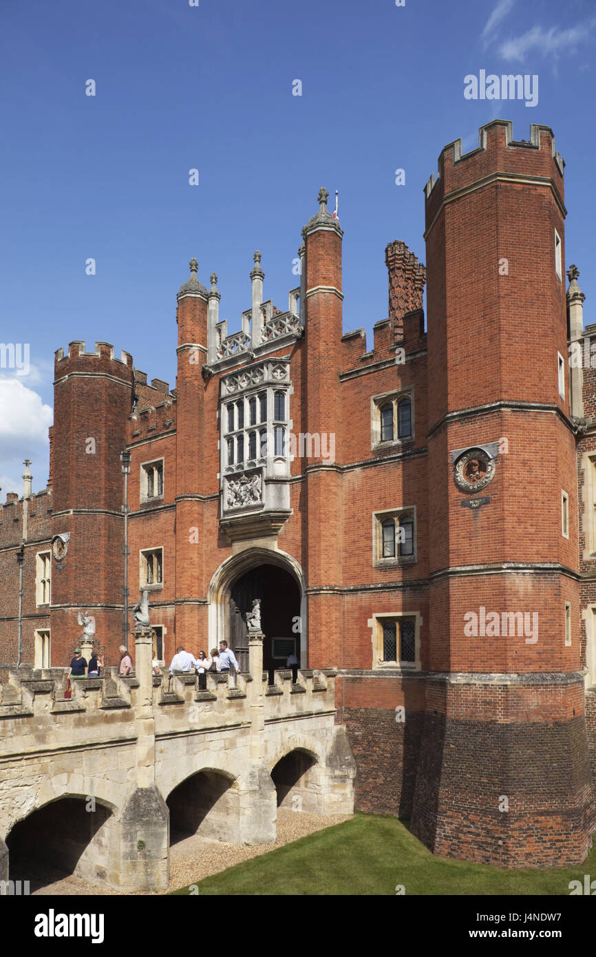 Großbritannien, England, London, Hampton Court Palace, Stockfoto