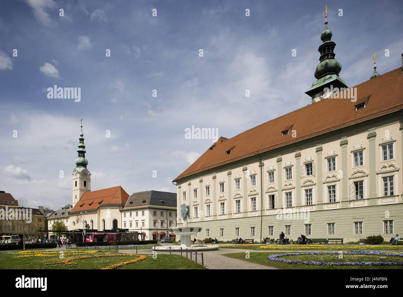 Österreich, Carinthia, Klagenfurt, Landhaus, Park, Stockfoto