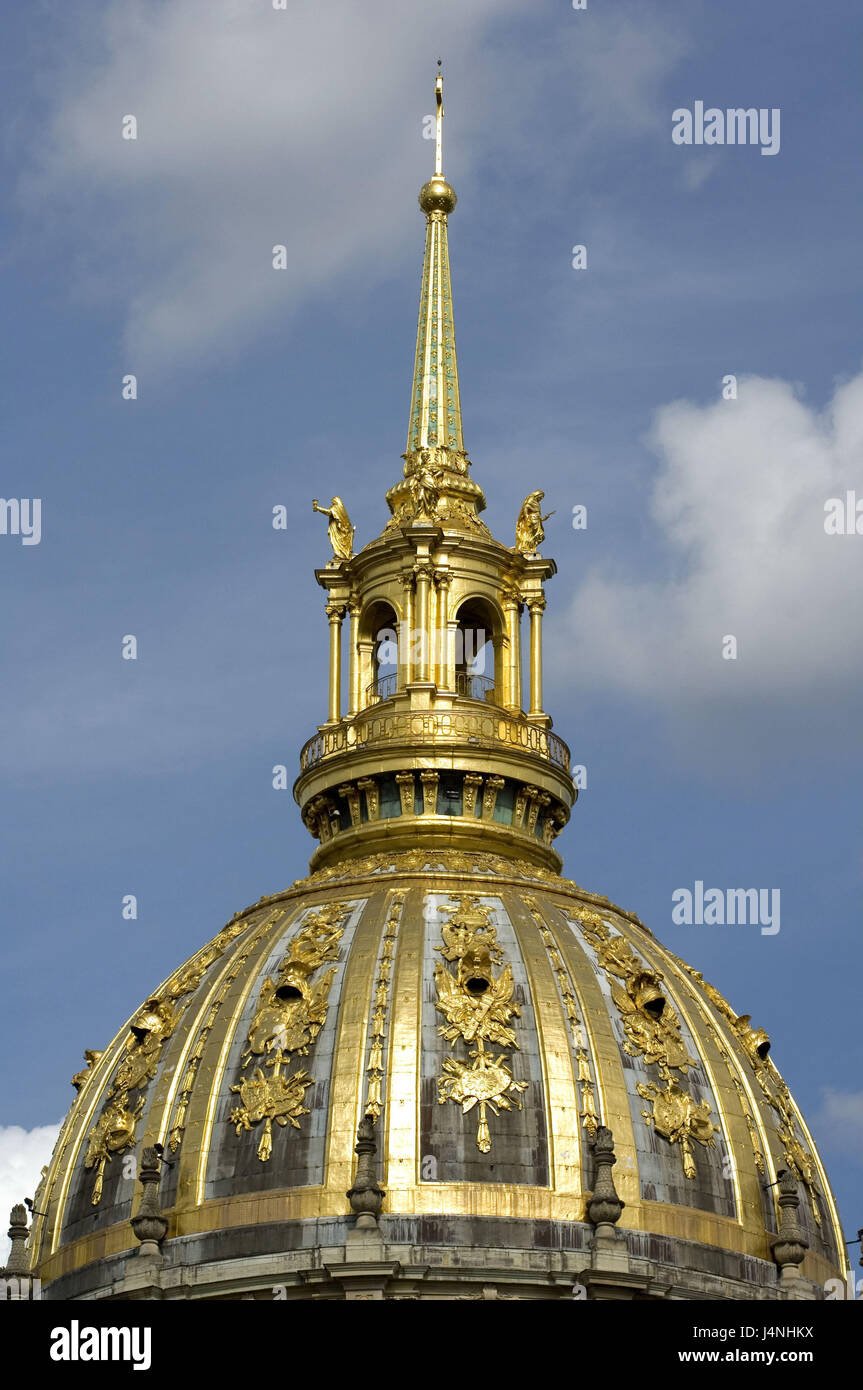 Frankreich, Paris, ungültige's Kathedrale, Dom, Detail, Stockfoto