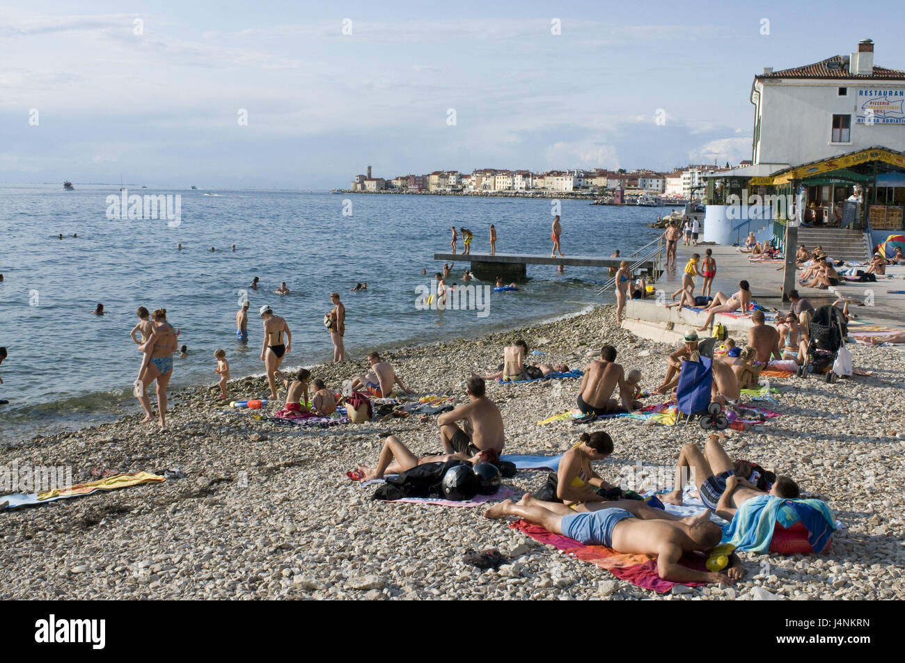 Piran beach -Fotos und -Bildmaterial in hoher Auflösung – Alamy