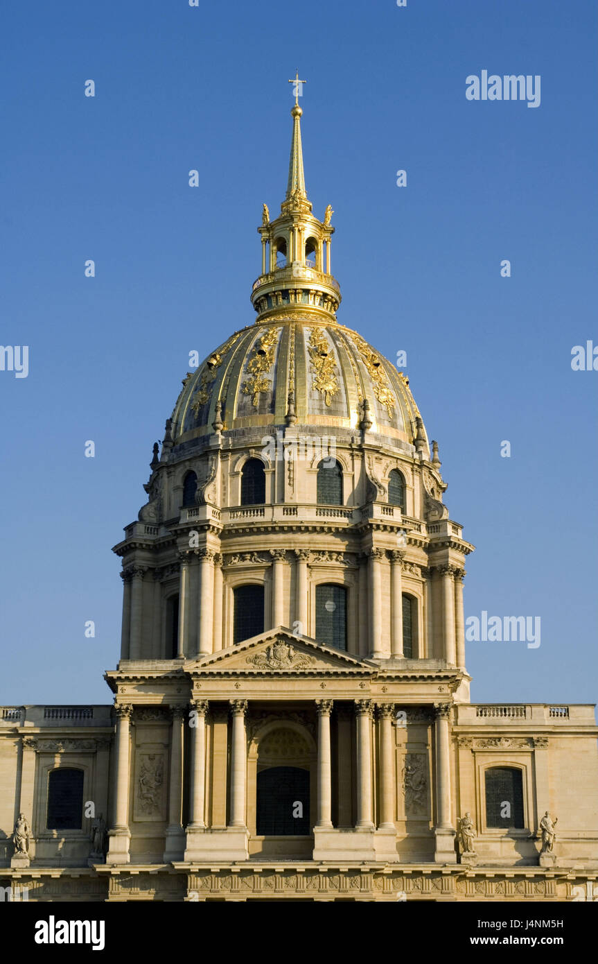 Frankreich, Paris, ungültige's Kathedrale, Detail, Dome, Stockfoto