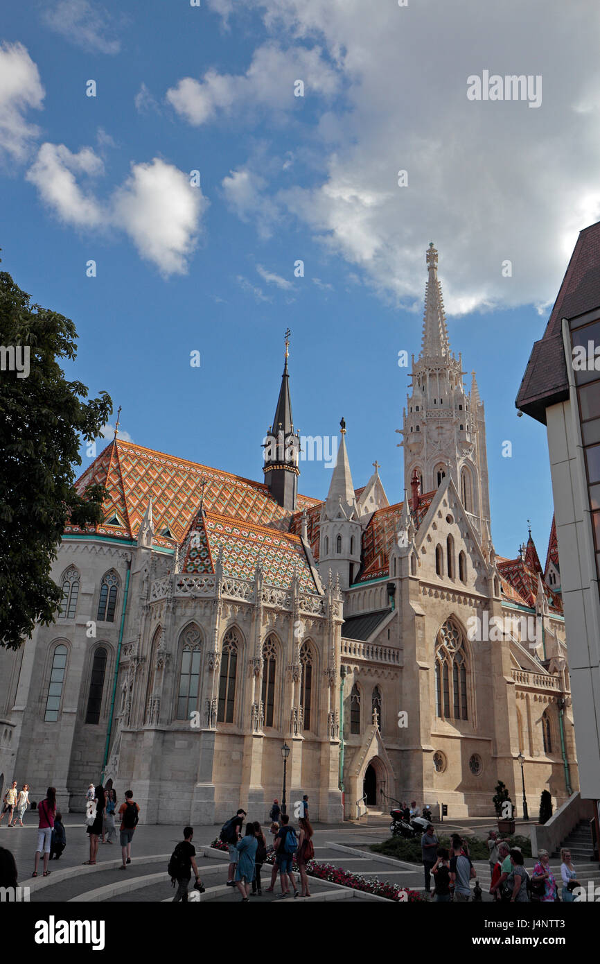 Matthiaskirche in Budapest, Ungarn. Stockfoto