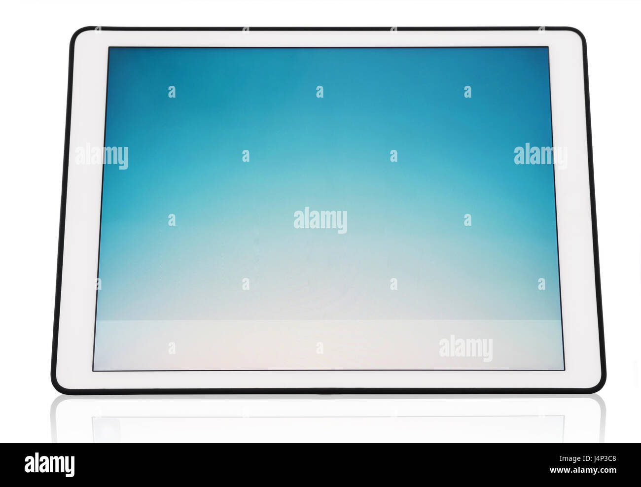 Digital-Tablette, isoliert auf weißem Hintergrund Stockfoto