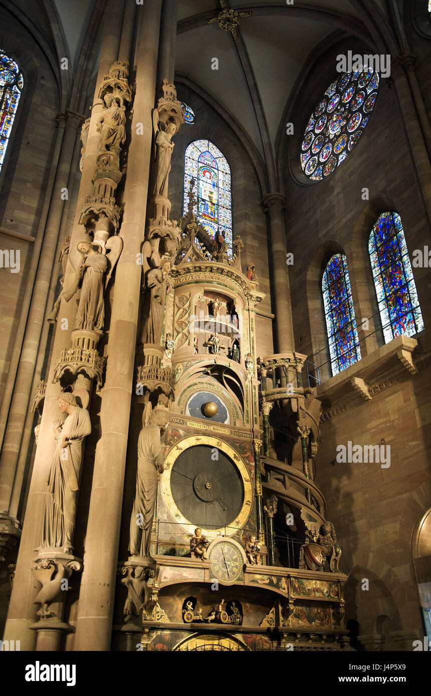 Astronomische Uhr Der Kathedrale Von Straßburg Stockfotos und -bilder  Kaufen - Alamy